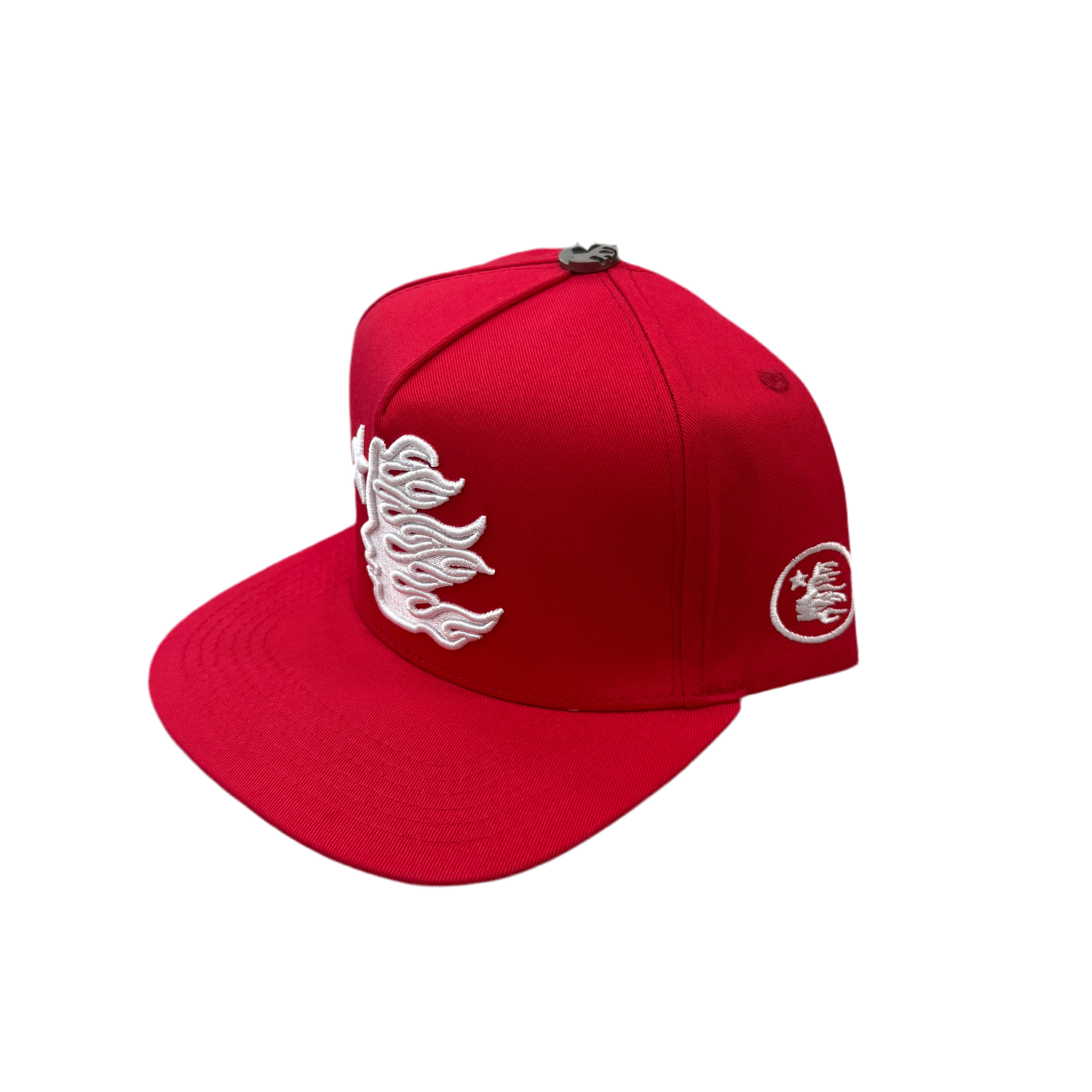 Hellstar OG Logo Snapback Cap Red
