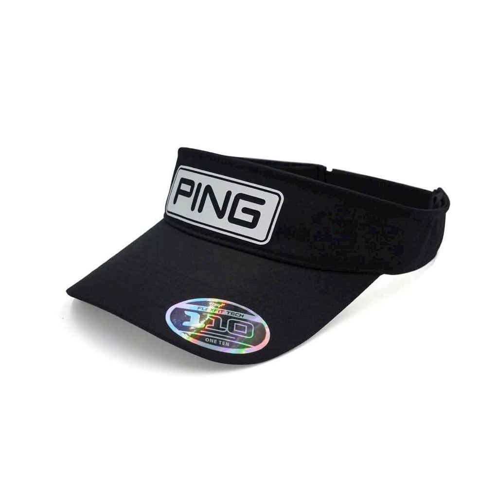 PING Logo Golf Visor Black