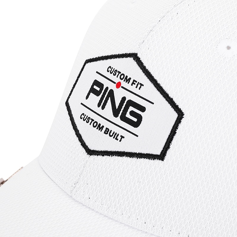 Ping Logo Golf White Cap