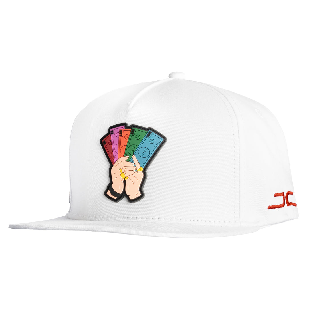Money Hand Embroidered Snapback Cap
