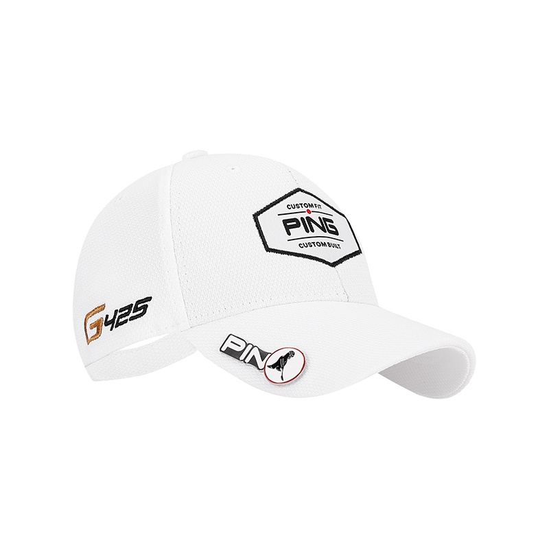 Ping Logo Golf White Cap