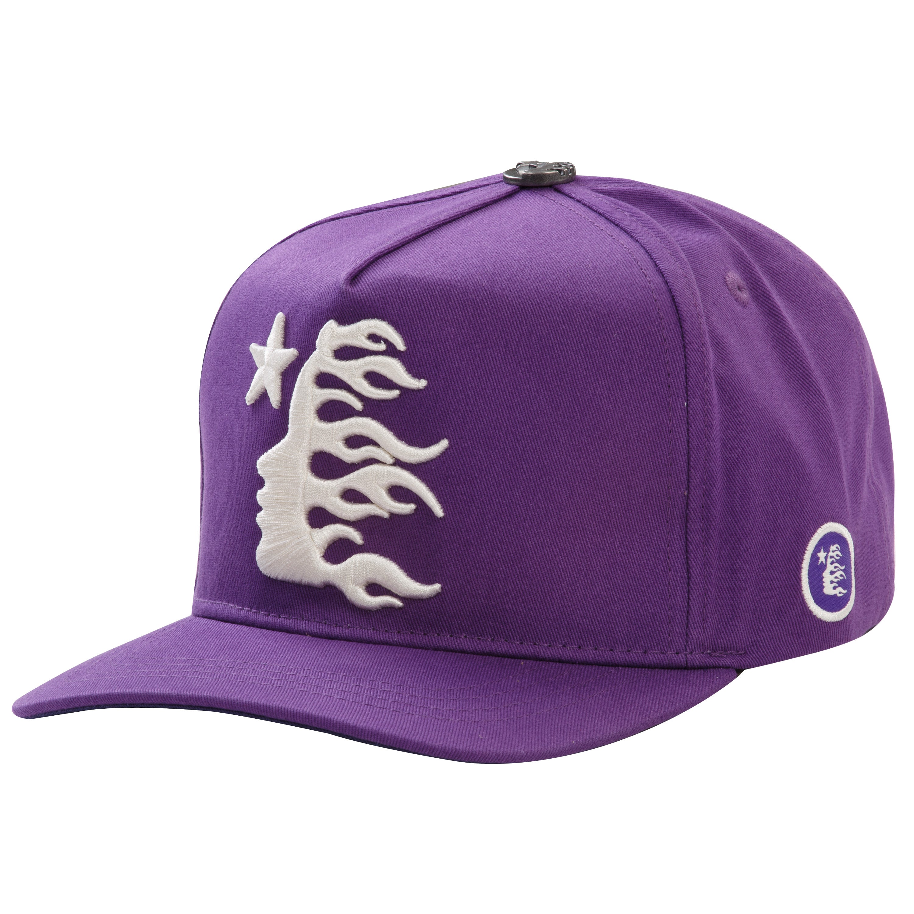 Hellstar OG Logo Snapback Cap Purple