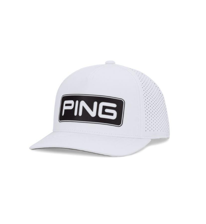 Ping Tour Vented Delta White Cap