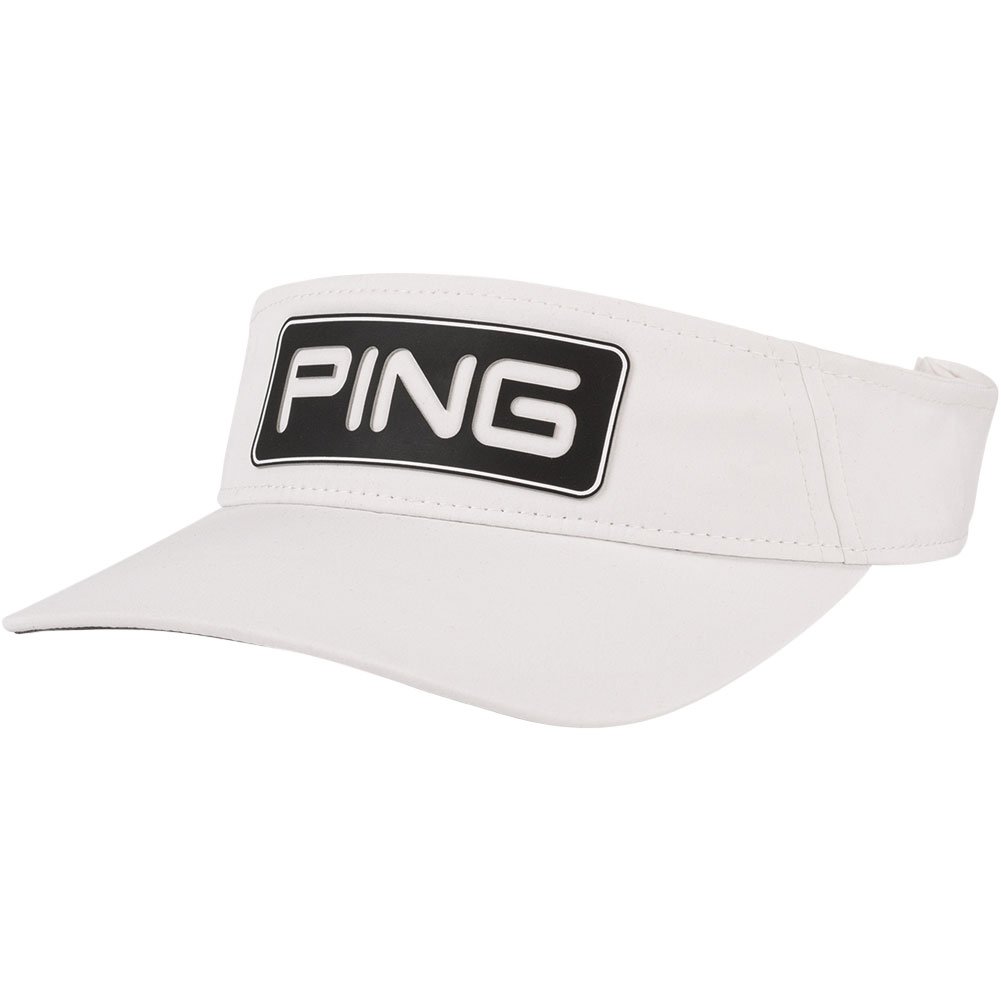 PING Logo Golf Visor White