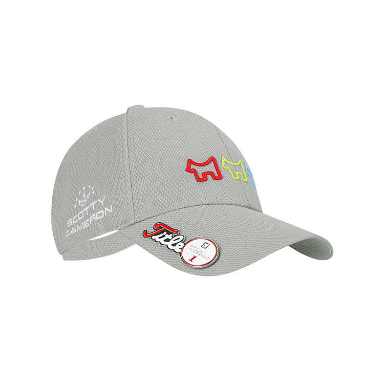 Titleist Scotty Cameron Dog Embroidered Cap Grey