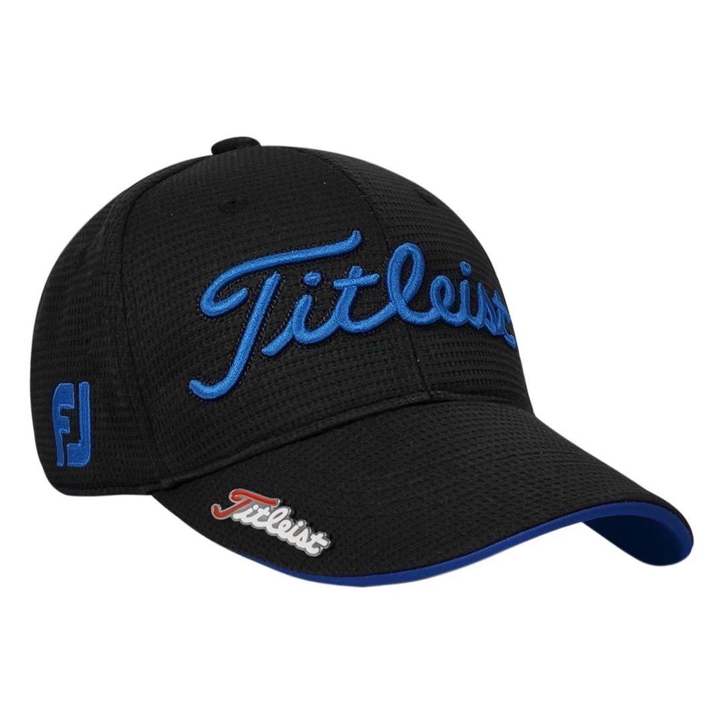 Titleist Logo Golf Cap Black Blue