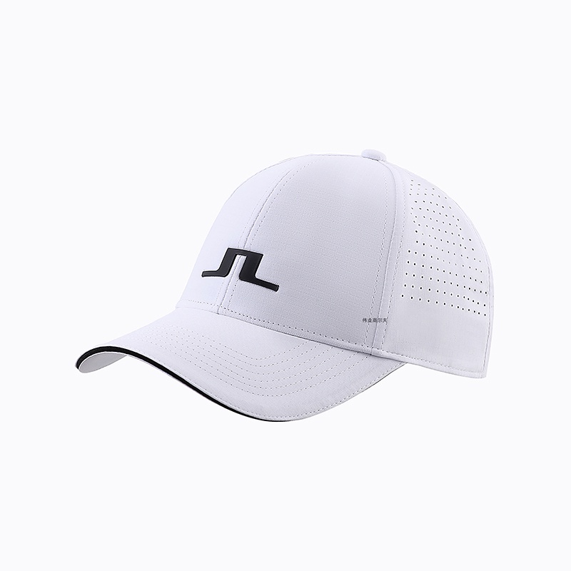 J.Lindeberg JL Logo Golf Cap White