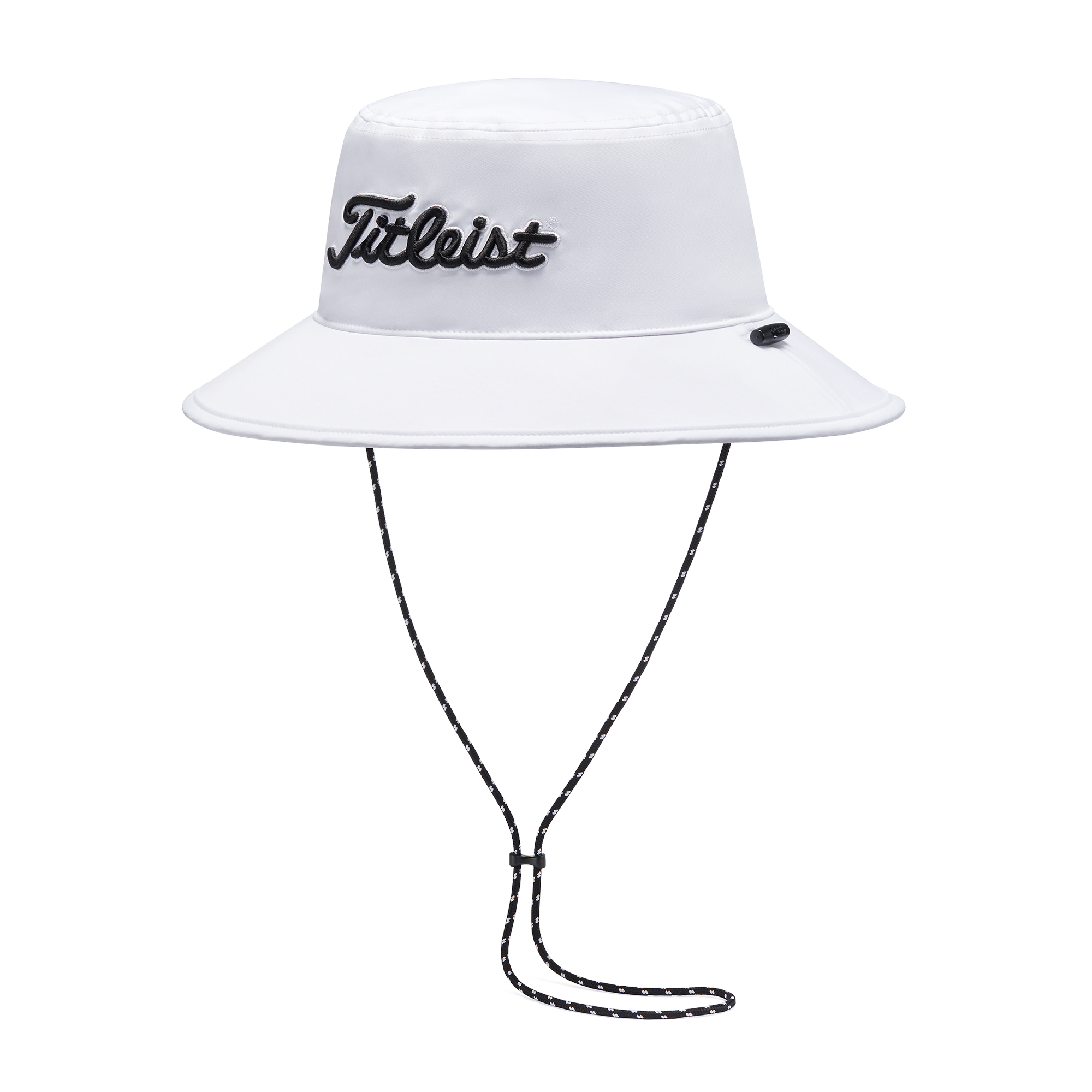 Titleist Logo Golf Bucket Hat White Black