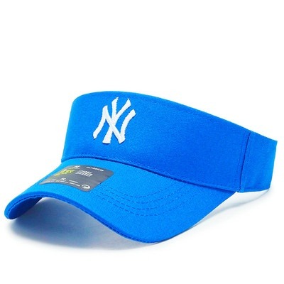 NY Logo Sports Visor Royal Blue