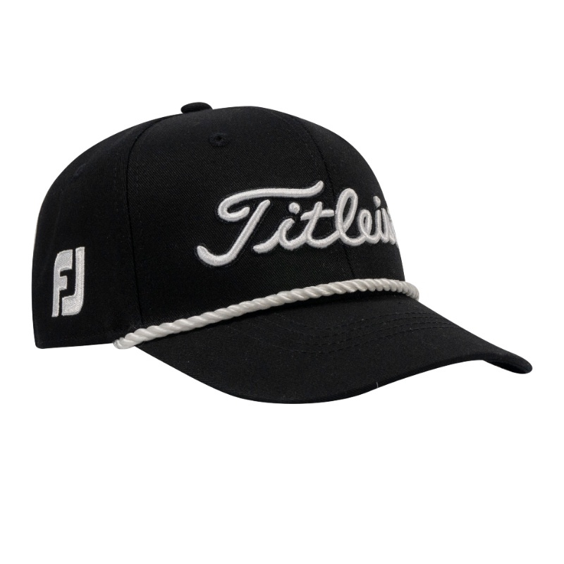 Titleist Rope Logo Golf Cap Black