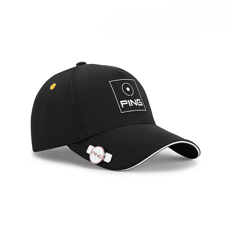 PING Square Logo Golf Cap Black