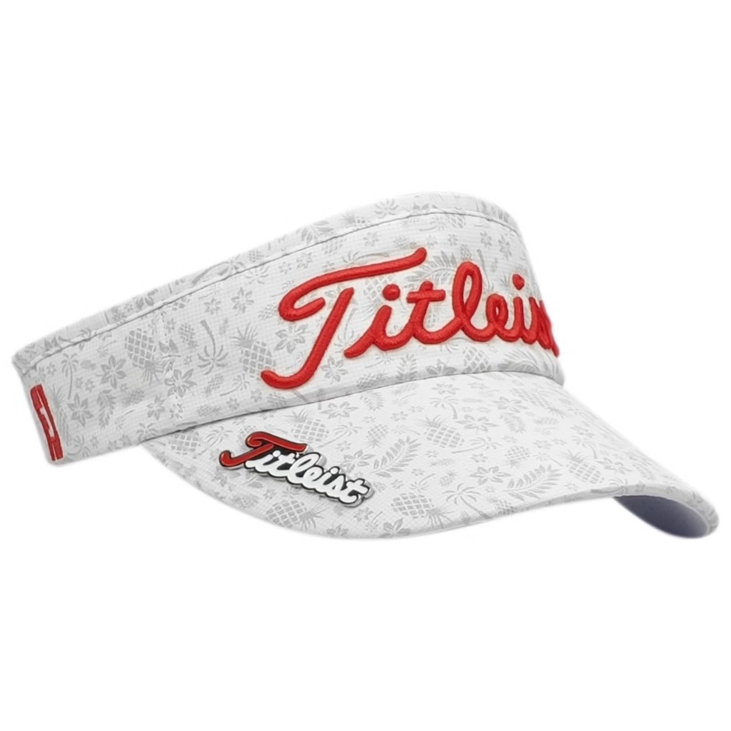 Titleist Tropical Print Golf Visor White