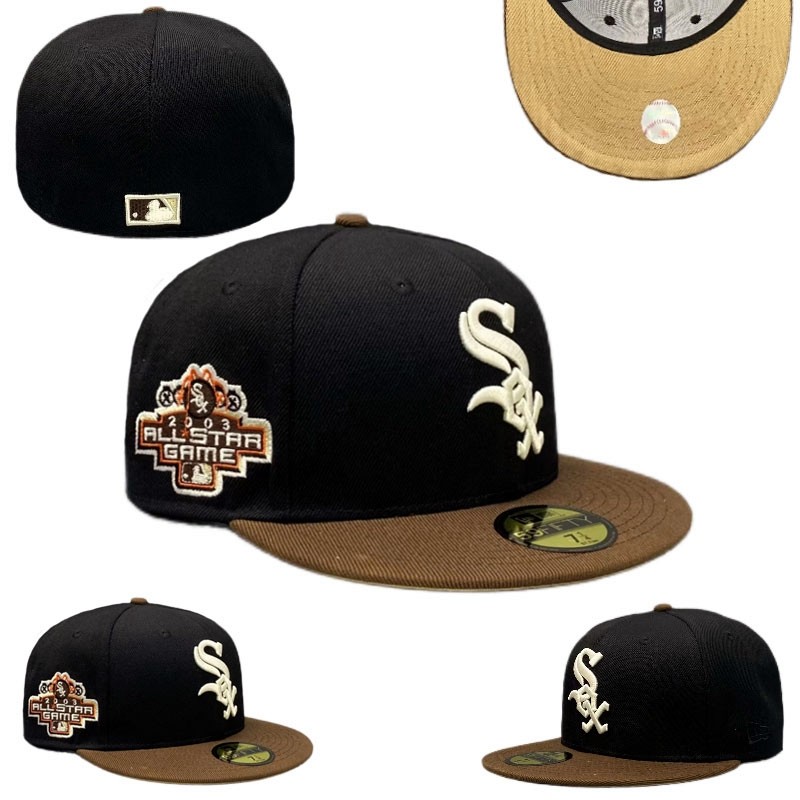 Chicago White Sox All Star Snapback Black Brown