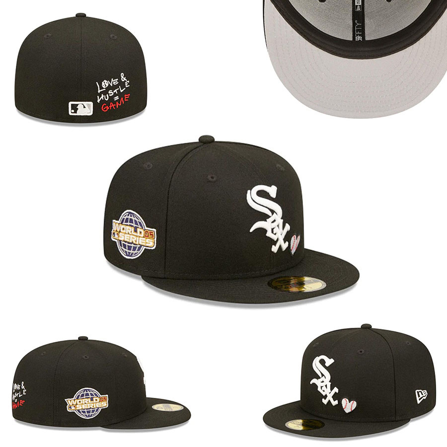 Chicago White Sox World Series Snapback Black White