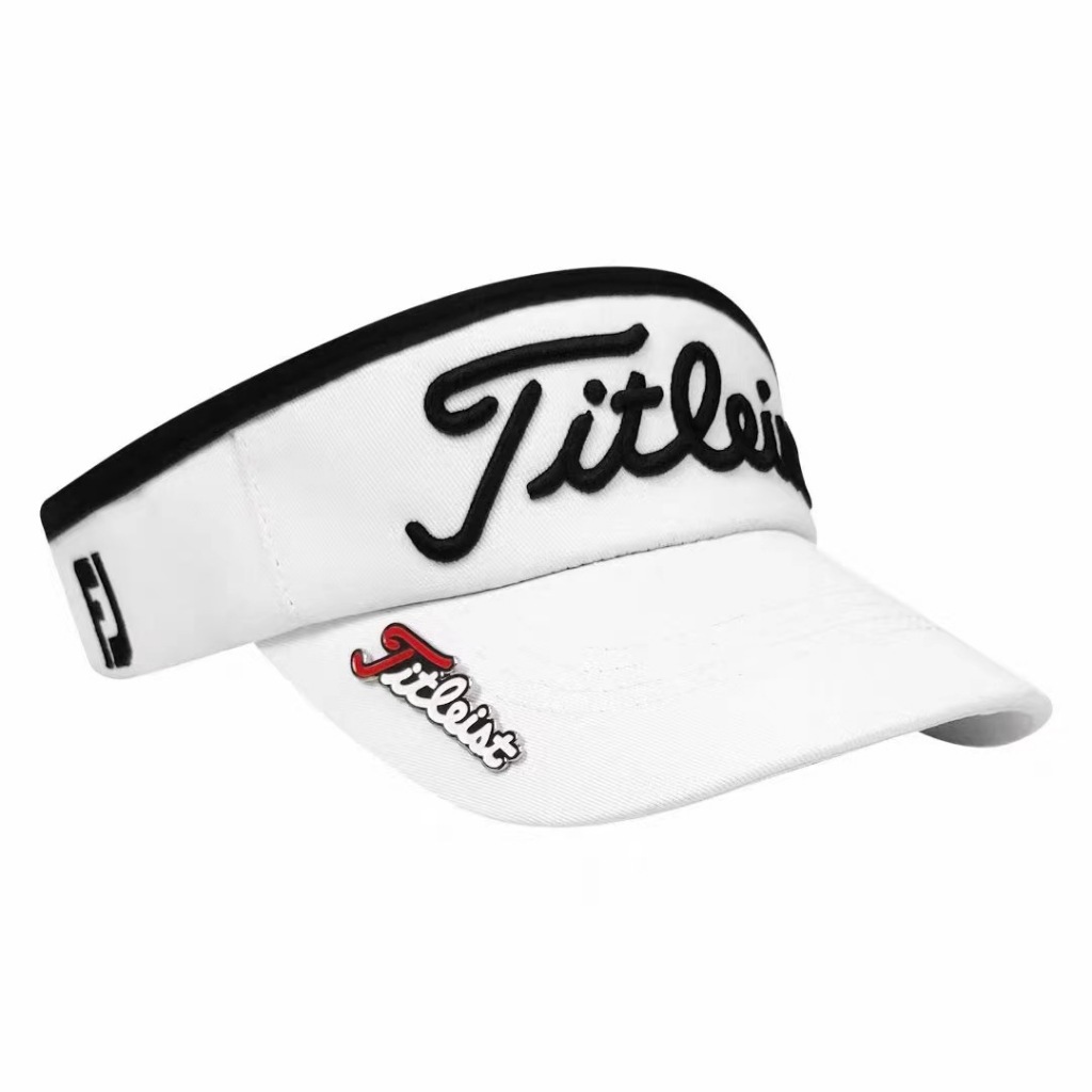 Titleist Logo Golf Visor White