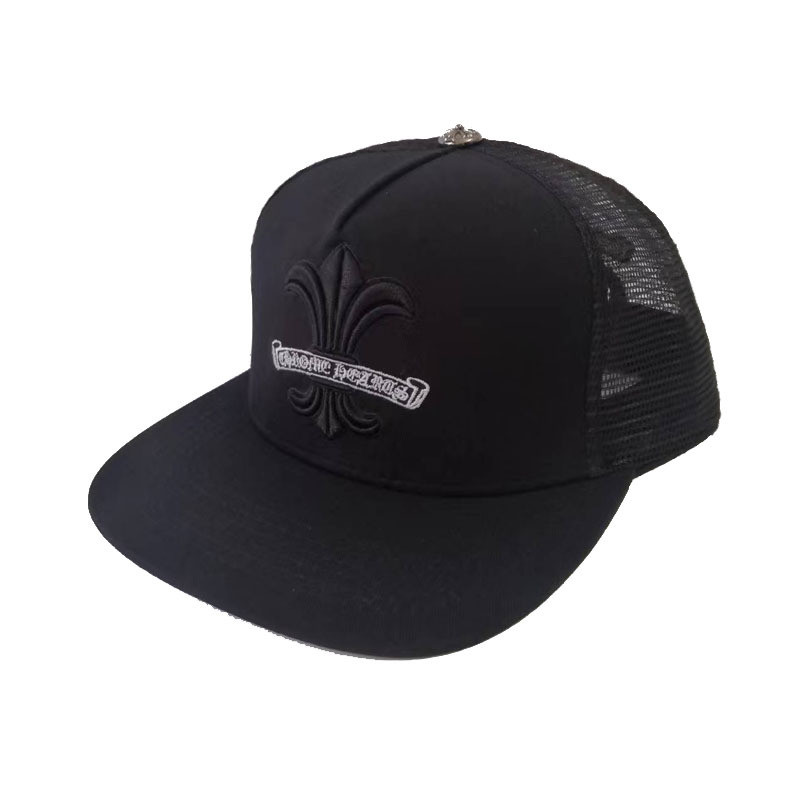 Fleur-de-Lis Trucker Hat Black